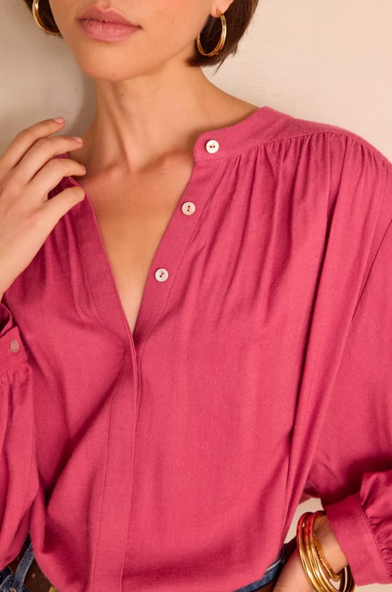 SIMON cotton blouse;${refinementColor}