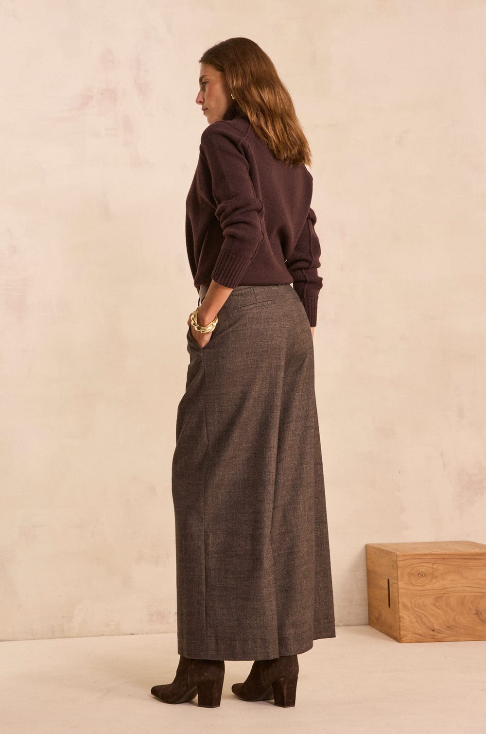 Wide belted pants LIVIO;${refinementColor}