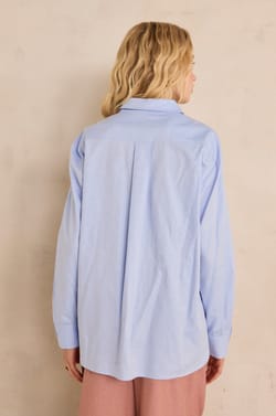 MACIE long-sleeve cotton blouse;${refinementColor}