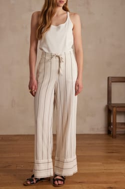 Pantalon PRINCE ray&eacute;;${refinementColor}