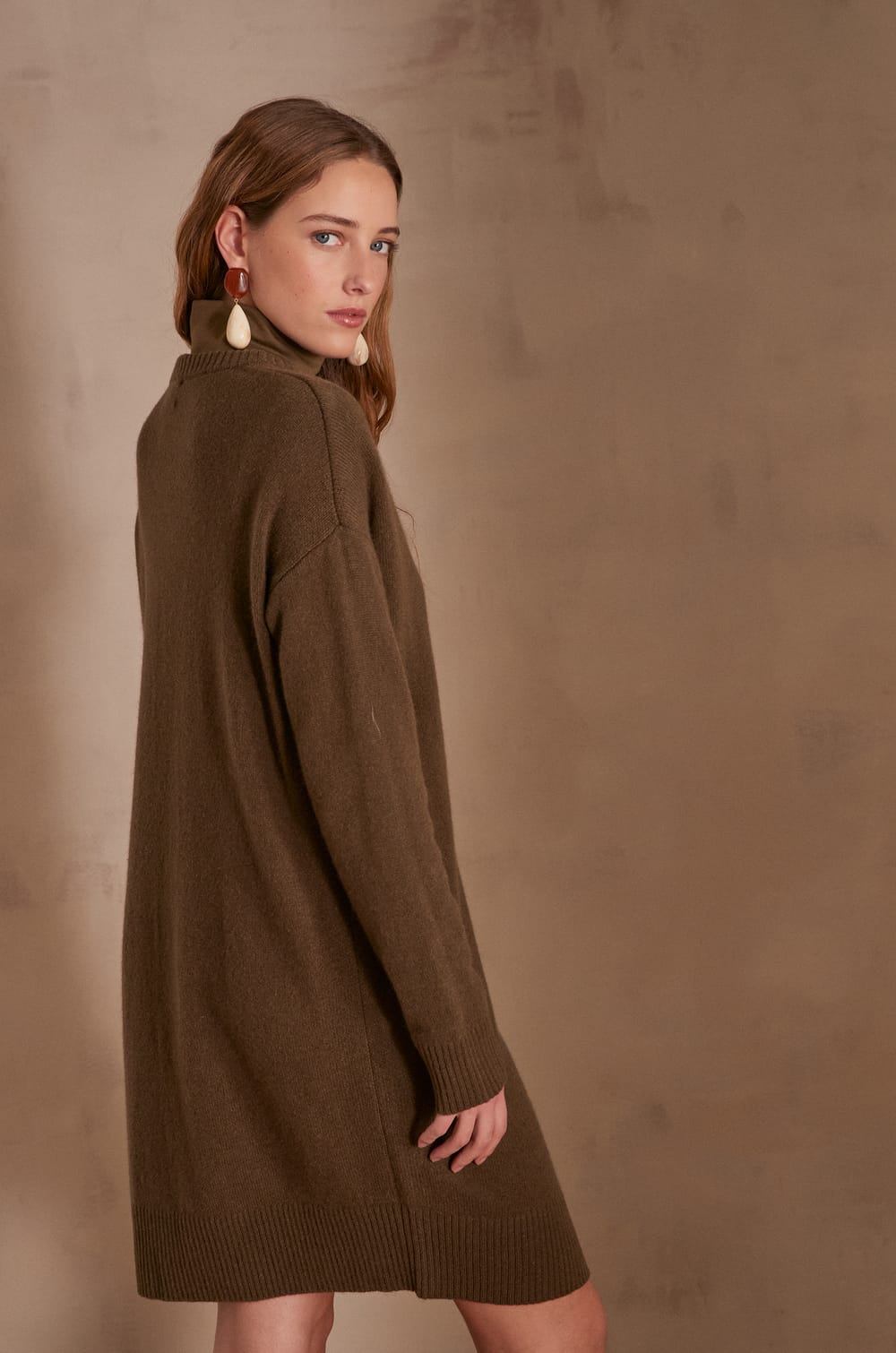 LINA wool dress;${refinementColor}