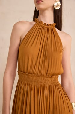 Straight and flowing dress BAY;${refinementColor}