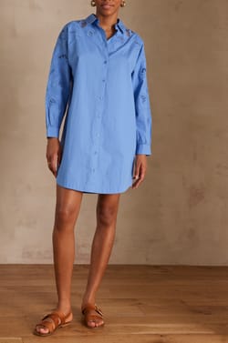 Robe chemise MERRY en coton;${refinementColor}