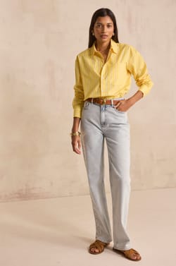 Jean unisexe droit en coton m&eacute;lang&eacute; PASSIONNANT;${refinementColor}