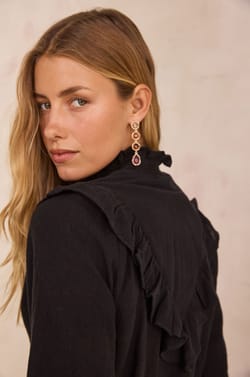 100% cotton DIVA blouse;${refinementColor}