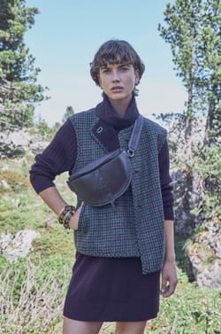 Gilet sans manches en laine bouclette SABRINA;${refinementColor}