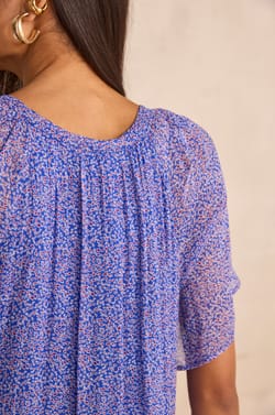 Short printed dress BANDANA;${refinementColor}