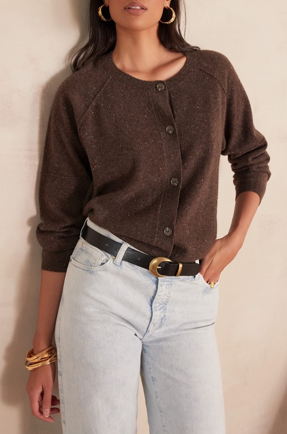 Cardigan BILLY BIS en 100% cachemire;${refinementColor}