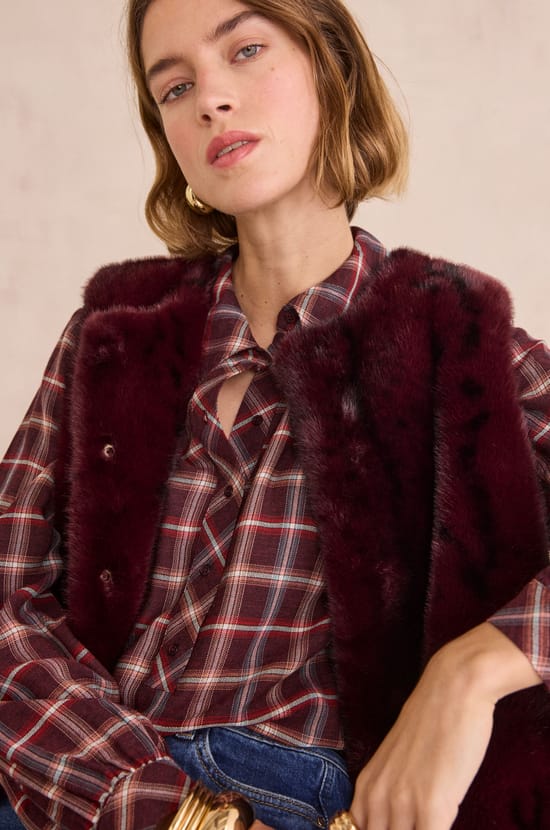 BROOKLYN sleeveless soft Cardigan;${refinementColor}