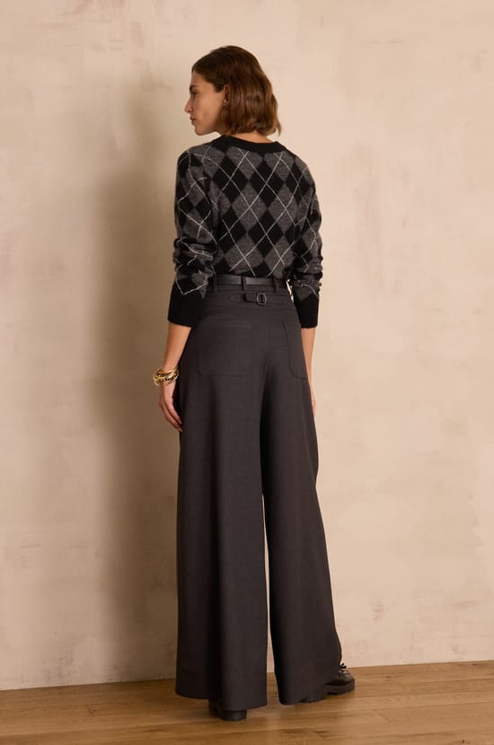 DAISY Wide-leg Trousers;${refinementColor}