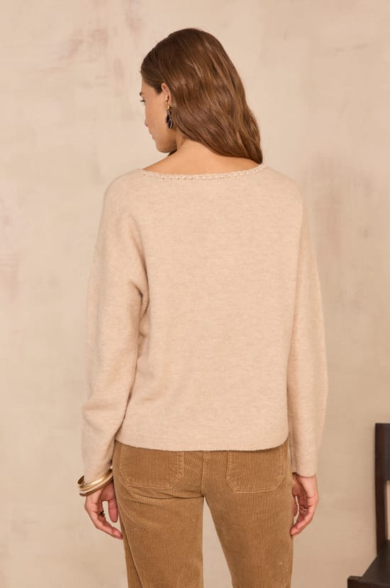 ALESIO blended wool sweater;${refinementColor}