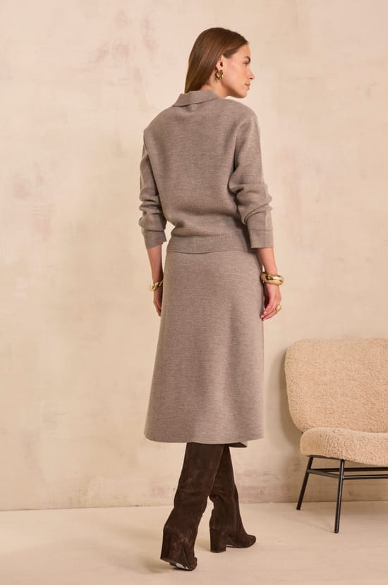Dancing skirt 100% wool VIRGINIE;${refinementColor}