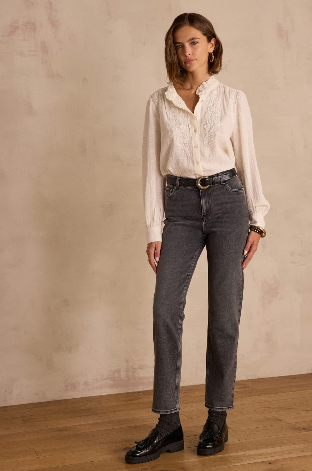 LOU slim jeans in denim;${refinementColor}