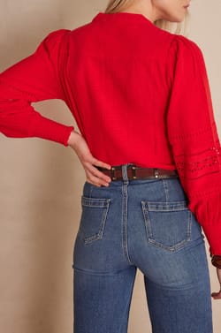 Blouse BAILA en coton;${refinementColor}