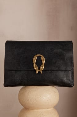 Bolso de mano LEON de cuero;${refinementColor}