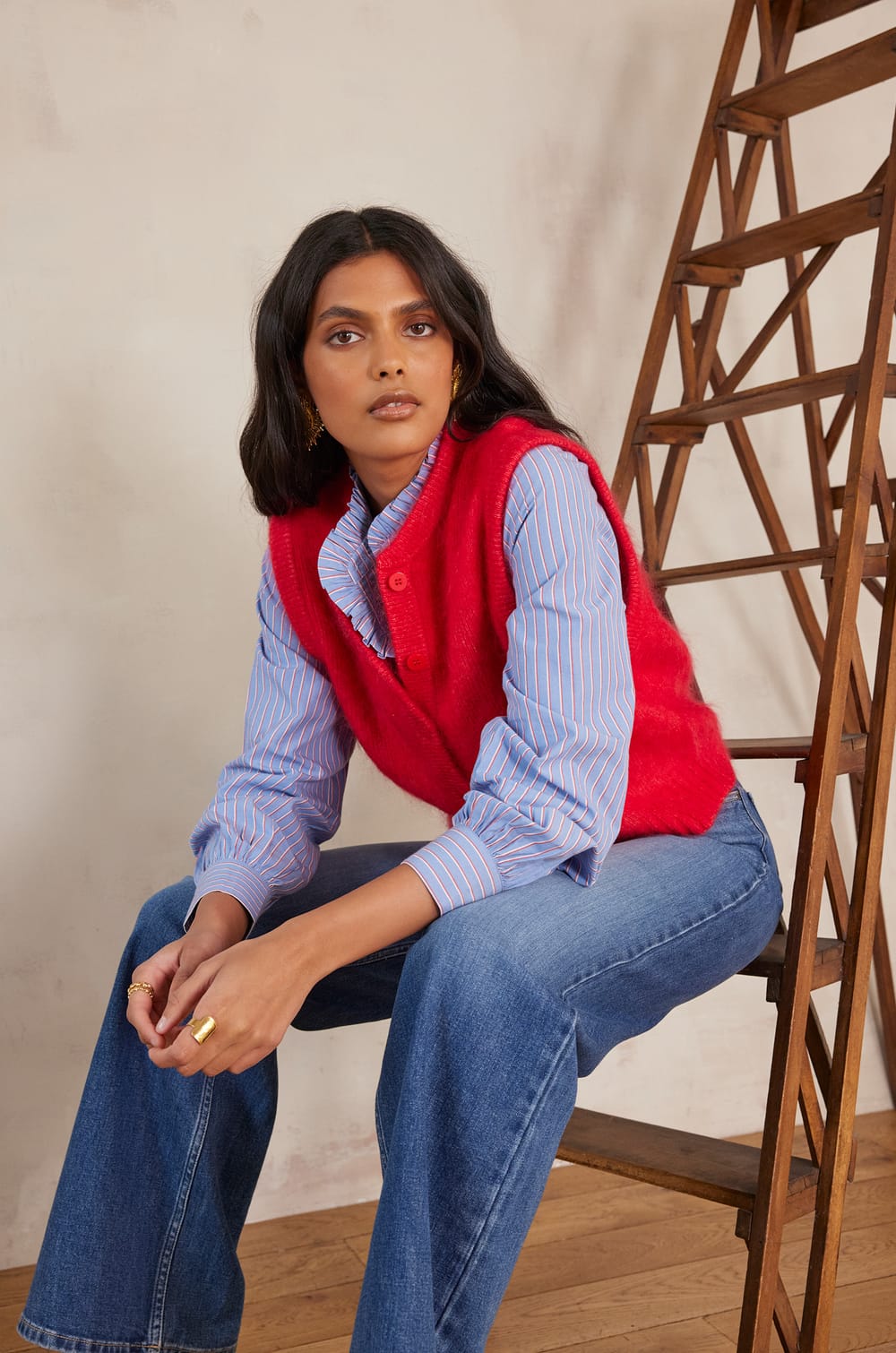 SELENE Cotton Shirt;${refinementColor}