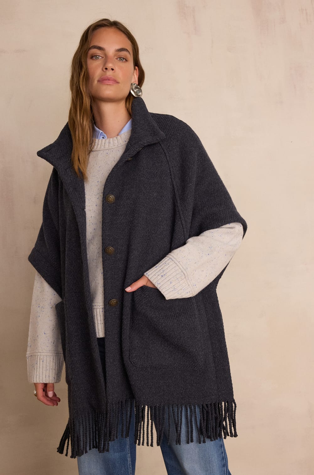 DESIREE wool cape;${refinementColor}
