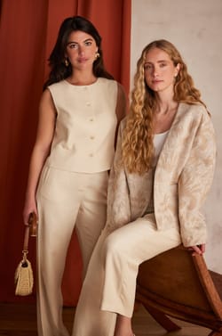 Pantalon large LAYLA;${refinementColor}