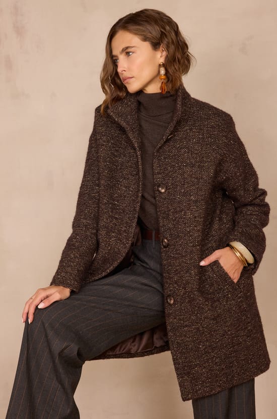 ARMANCE wool coat;${refinementColor}