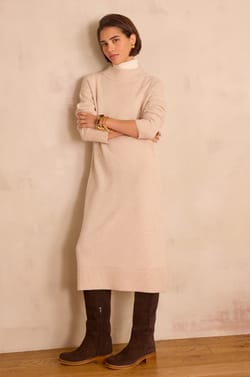 ROXANA Wool Dress;${refinementColor}