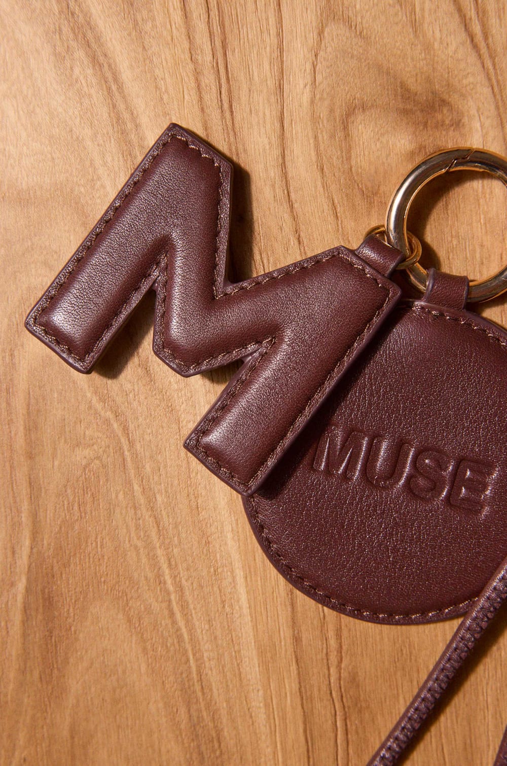 Accessoire en cuir bordeaux MARCEL CHARMS;${refinementColor}