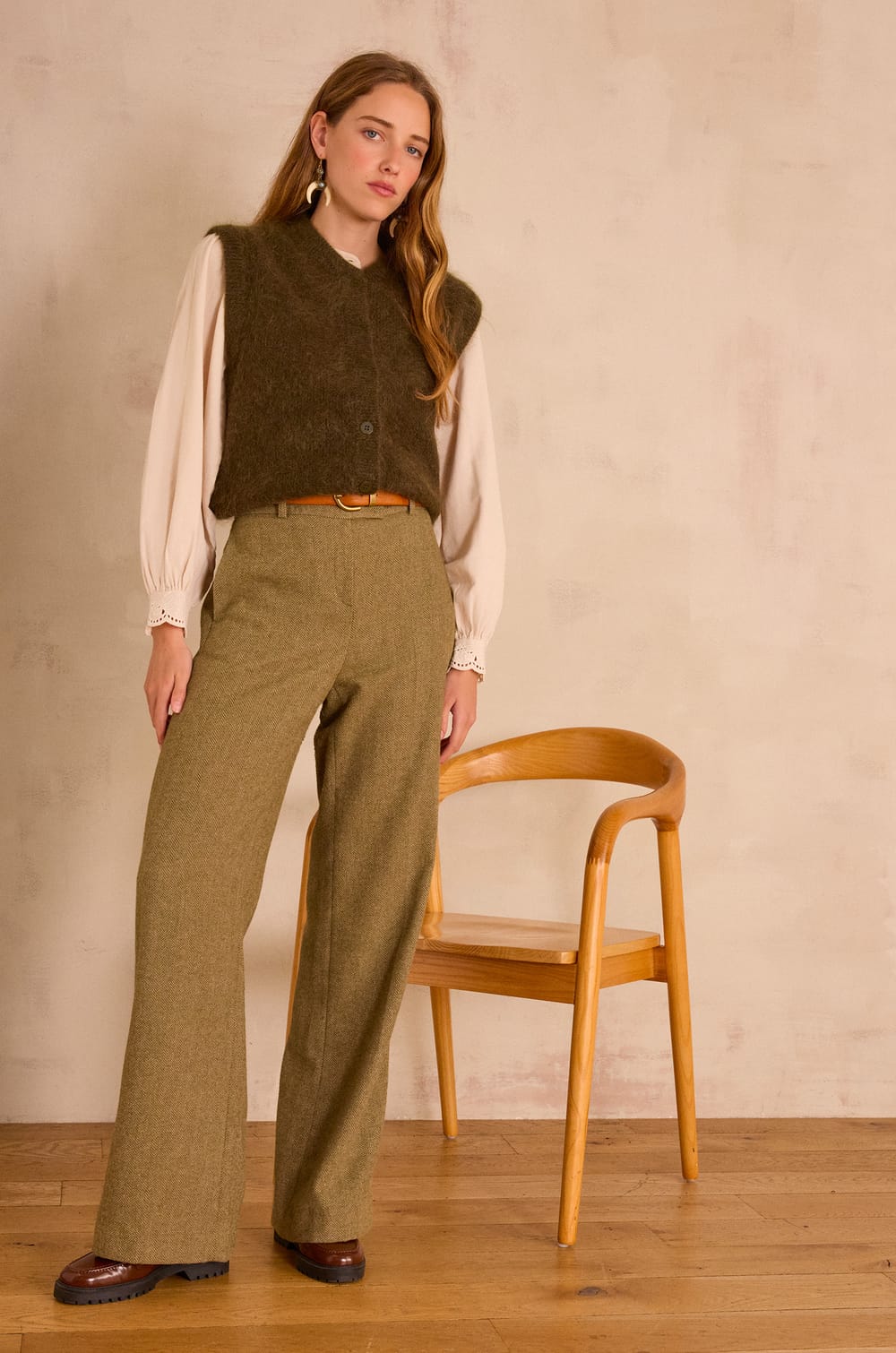 MAXENCE straight trousers;${refinementColor}