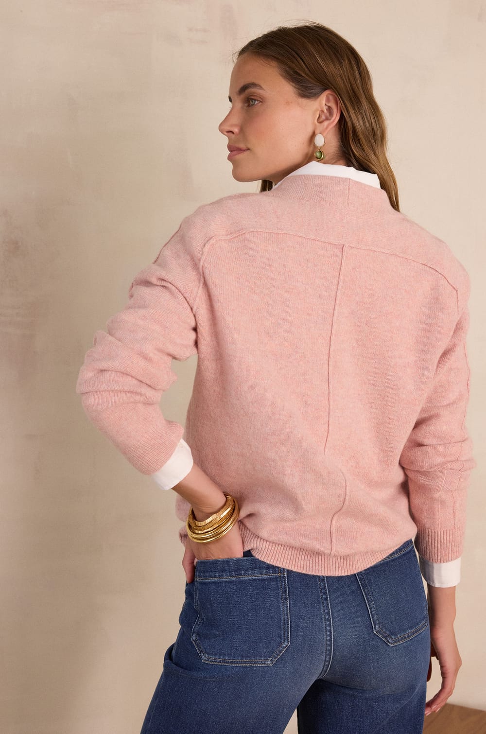 CLINTON jumper in 100% wool;${refinementColor}