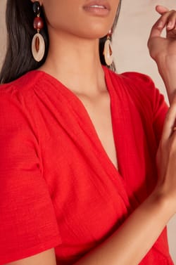 LOVE Cotton Dress;${refinementColor}