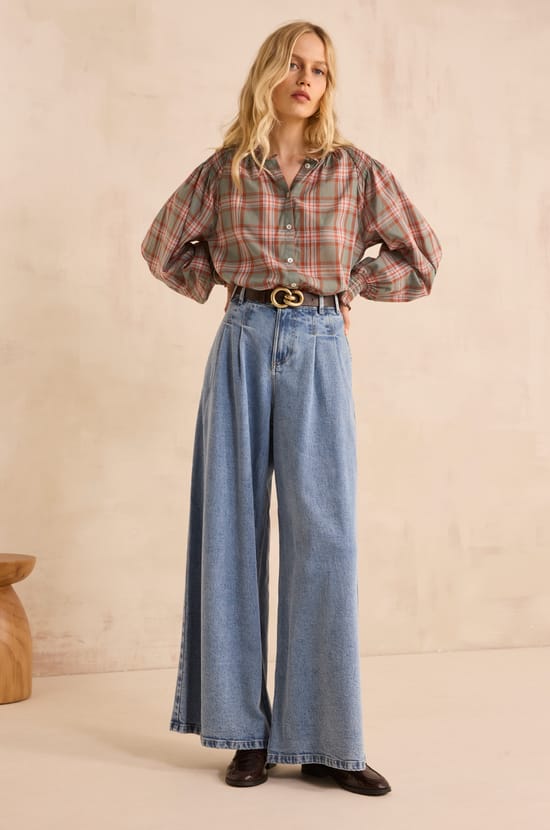 Loose cotton Jean SIGGIE;${refinementColor}