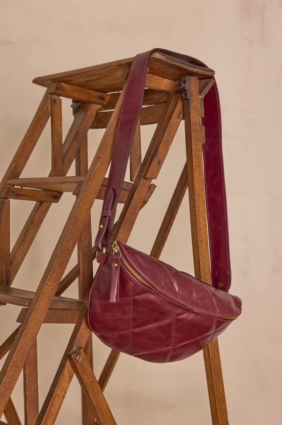 Sac banane GABY en cuir;${refinementColor}