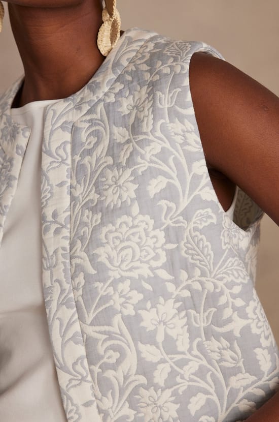 Gilet CELIA en coton;${refinementColor}