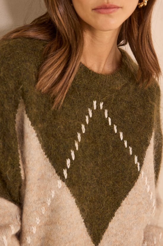 ALFONZO mohair sweater;${refinementColor}