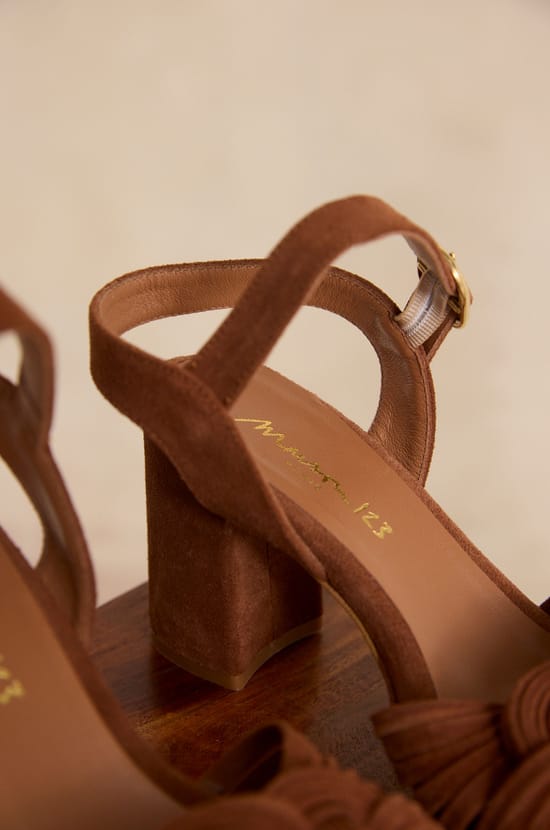 High-heeled leather sandals SIRIUS;${refinementColor}