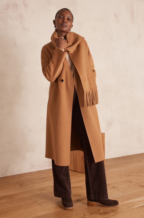 DAHLIA long wool coat;${refinementColor}