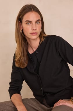 PAYTON long-sleeved cardigan;${refinementColor}