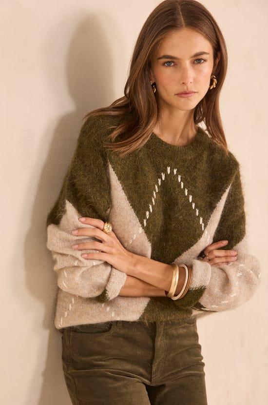 ALFONZO mohair sweater;${refinementColor}