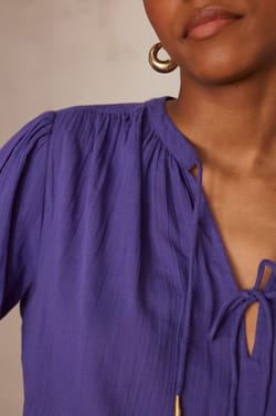 Blouse PAPILLON en coton;${refinementColor}