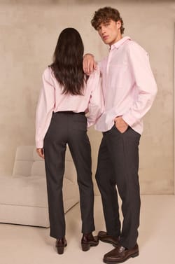 CAMILLE unisex cigarette pants;${refinementColor}