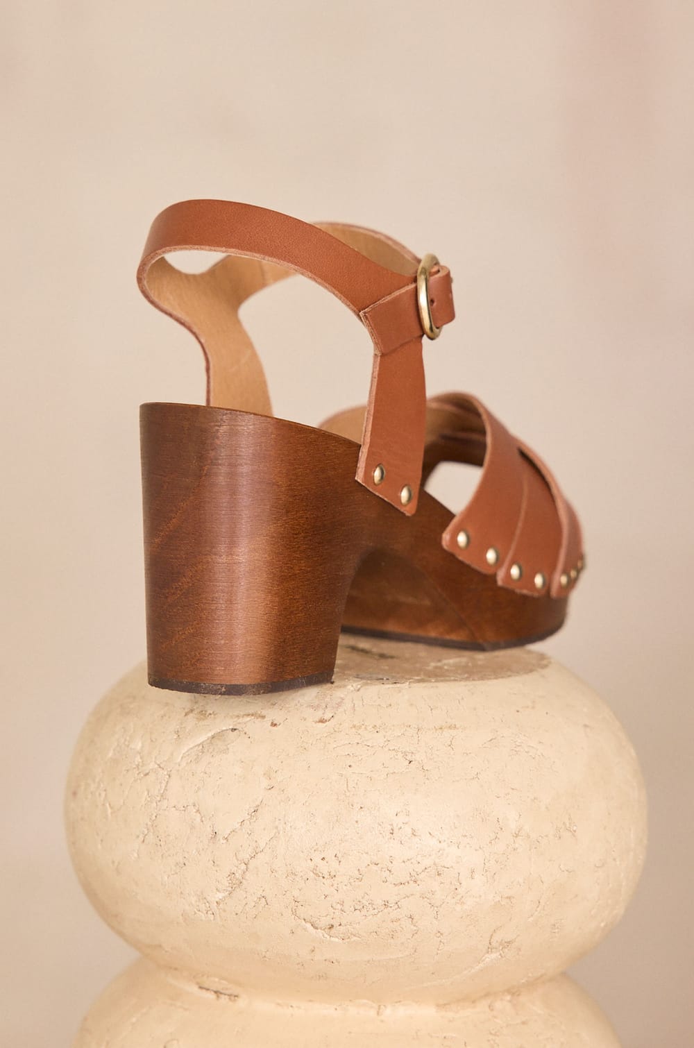 Sandales &agrave; talons en cuir SIA;${refinementColor}