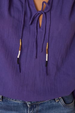 Blouse PAPILLON en coton;${refinementColor}