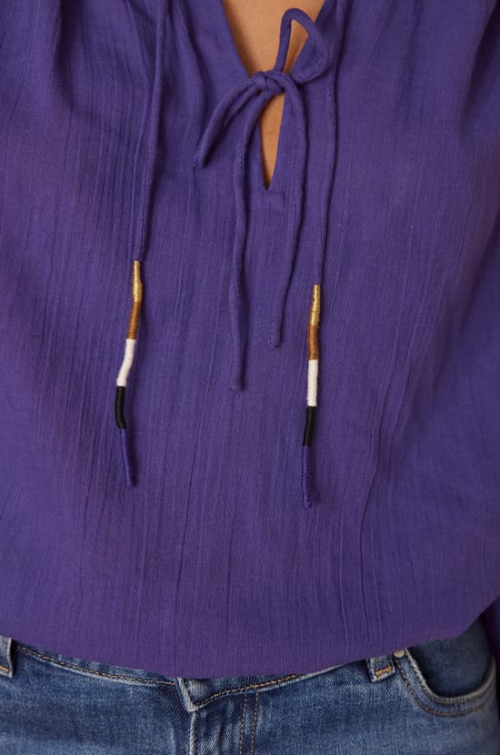 Blouse PAPILLON en coton;${refinementColor}