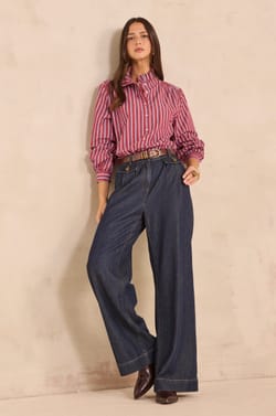 Jean with wide legs SULLIVAN;${refinementColor}