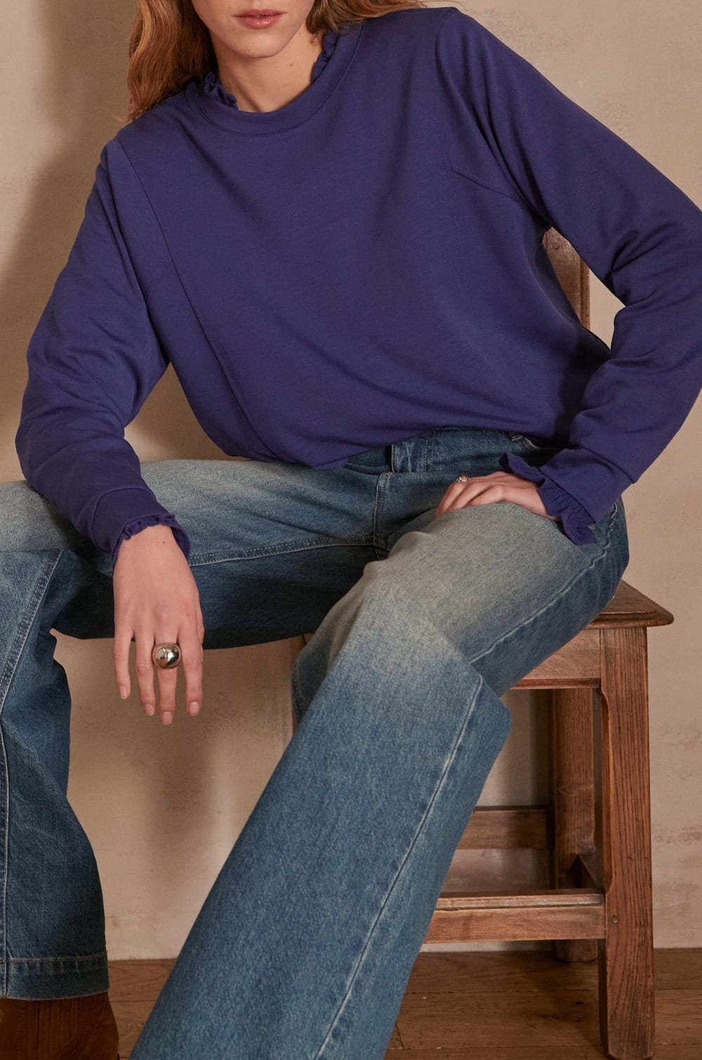 Sweatshirt ALICIA;${refinementColor}