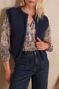 Gilet BETSY en coton;${refinementColor}