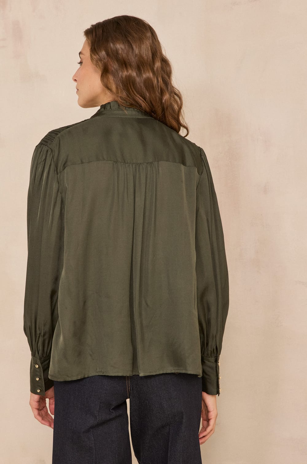 Satin blouse MAEVA;${refinementColor}