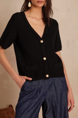 Gilet SALOME en coton;${refinementColor}