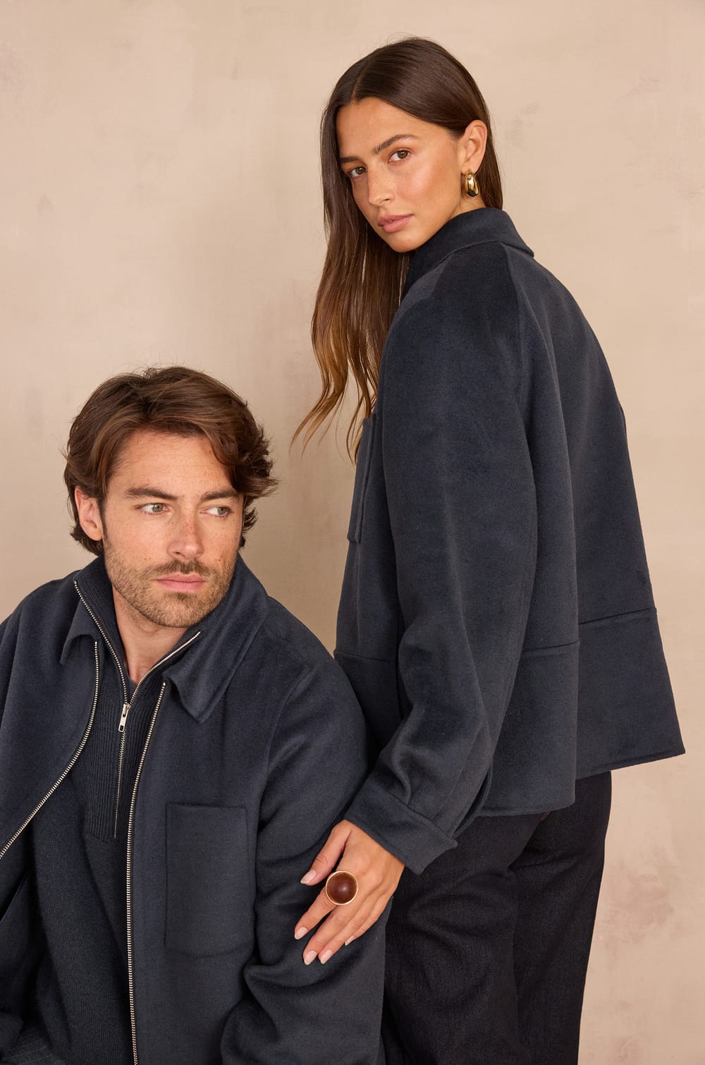 Blouson unisexe en laine AUDACIEUX;${refinementColor}