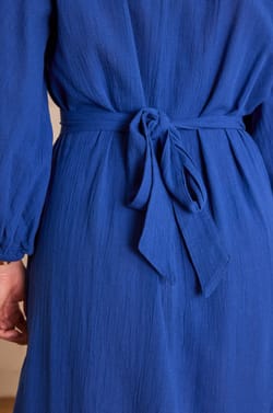 Long MIRANA cotton dress;${refinementColor}