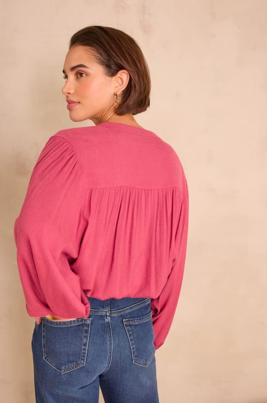 SIMON cotton blouse;${refinementColor}