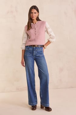 REBECCA Wide Leg Jeans;${refinementColor}